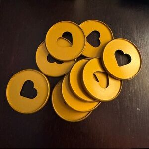 Gold Plastic Happy Planner Expansion Discs
